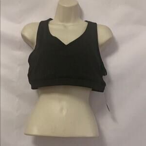NWT MORETULTRA ATHLETIC BLACK SPORTS BRA‎ SZ XXL